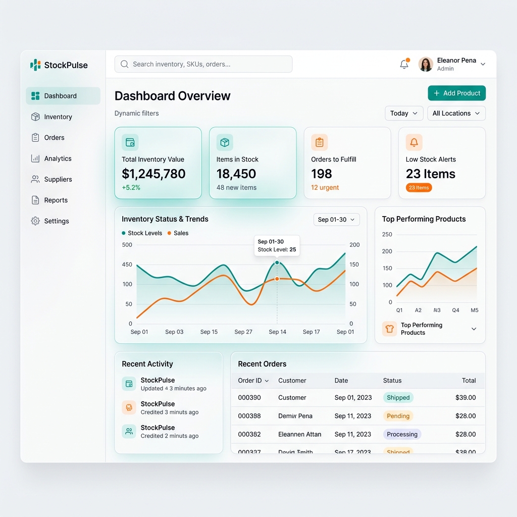 Smartseth Dashboard Interface